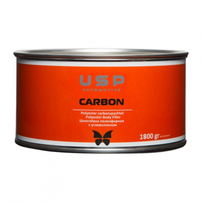 Шпатлевка USP Carbon с углеволокном 1,8кг фото в интернет магазине Новакрас.ру